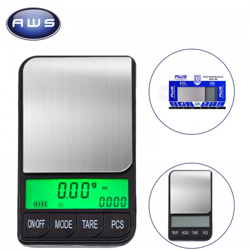 AWS DIGITAL POCKET SCALE ACP 220 X 0.01GM- BLACK